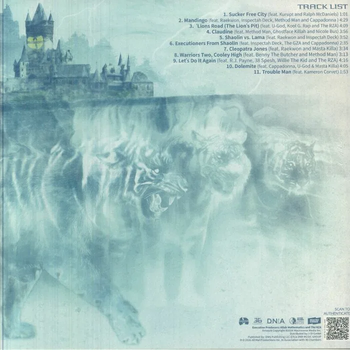Back cover — WU TANG CLAN / MATHEMATICS — Black Samson: The Bastard Swordsman (Dubai Edition)