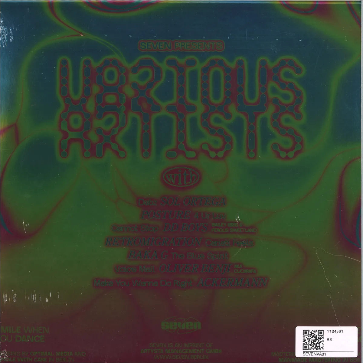 Обратная сторона обложки — Various — Various Artists 01 (2x12")