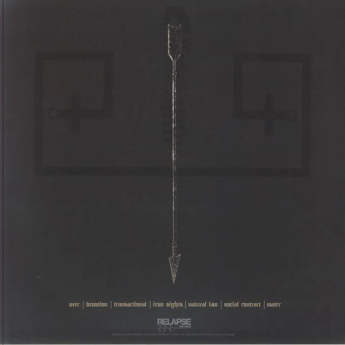 Обратная сторона обложки — PRIMITIVE MAN — Observance