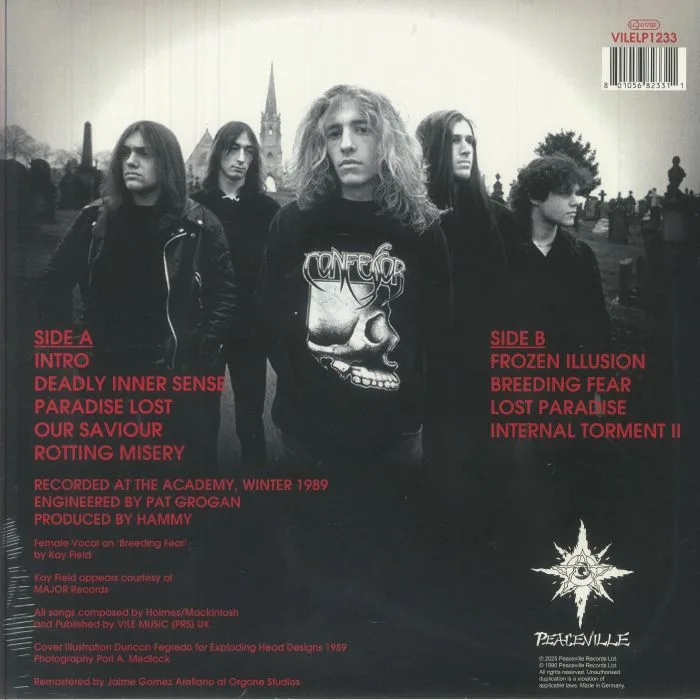 Back cover — PARADISE LOST — Lost Paradise (35th Anniversary Edition)