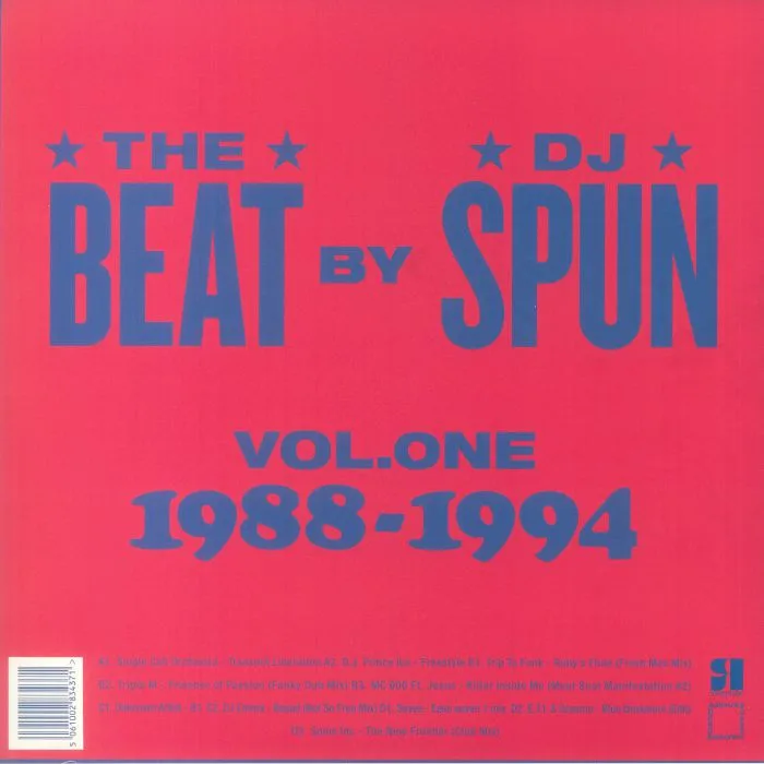 Обратная сторона обложки — DJ SPUN / VARIOUS — The Beat By DJ Spun Vol One 1988-1994