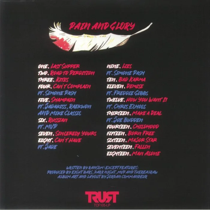 Back cover — RANDOM — Pain & Glory (reissue)