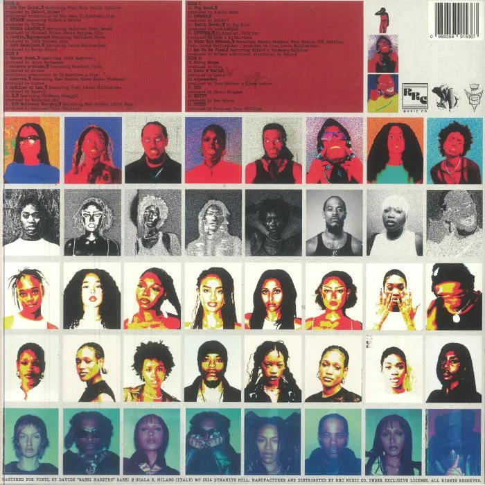 Back cover — PINK SIIFU / TURICH BENHY — It's Too Quiet'!!