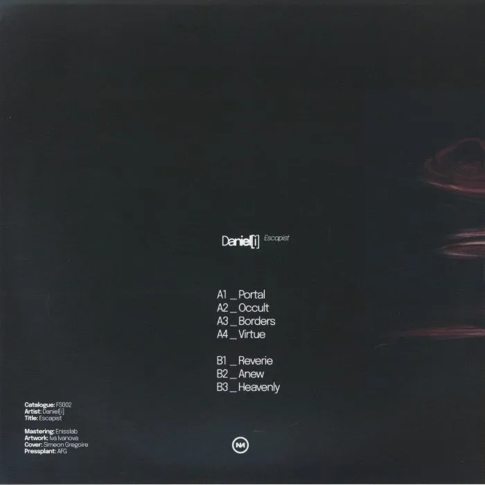 Обратная сторона обложки — DANIEL (I) — Escapist