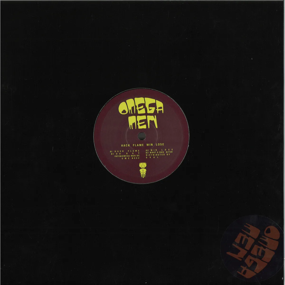 Back cover — Omega Men — Hack Flame Win Lose