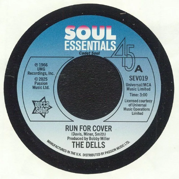 Front cover — The DELLS — Run For Cover