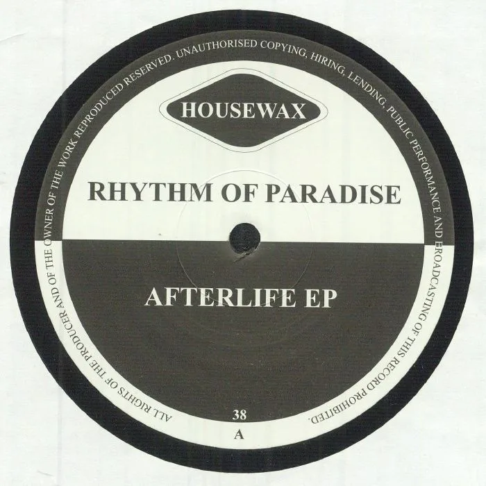 Лицевая сторона обложки — RHYTHM OF PARADISE — Afterlife EP