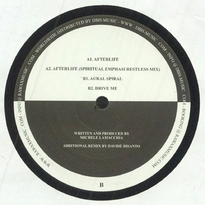 Обратная сторона обложки — RHYTHM OF PARADISE — Afterlife EP
