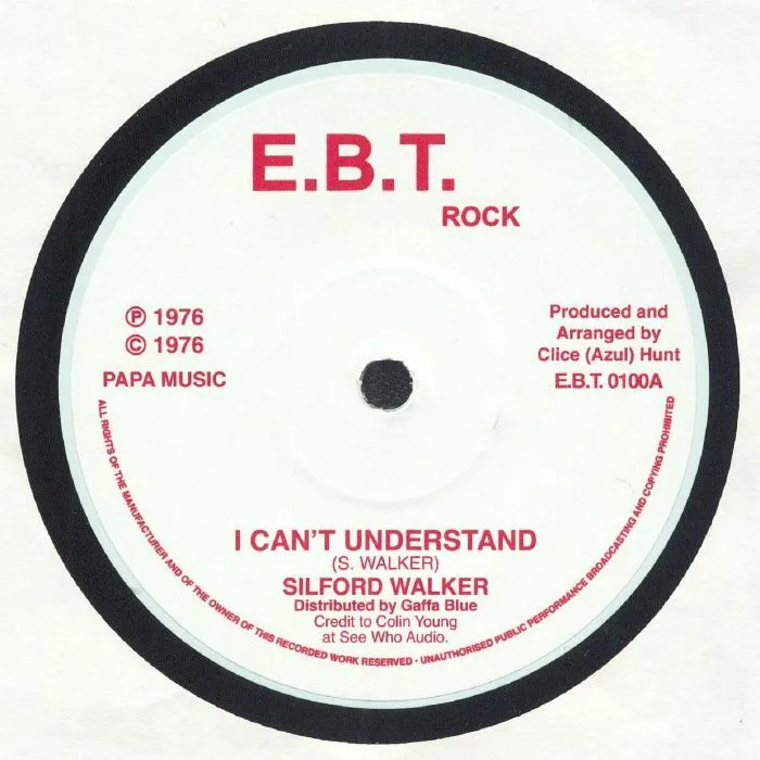 Silford WALKER — I Can't Understand