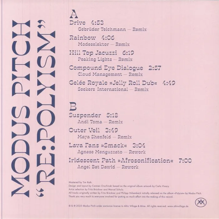 Back cover — MODUS PITCH — Re:polyism