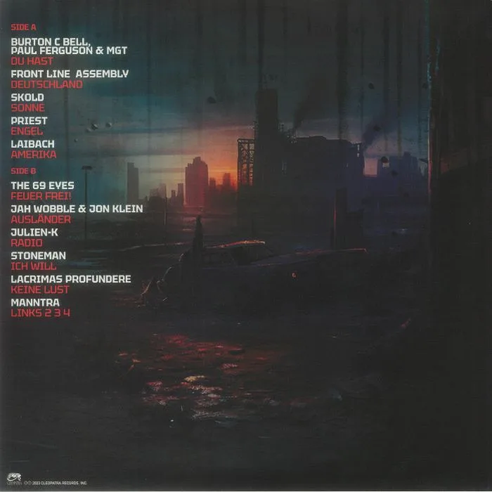 Back cover — VARIOUS — A Tribute To Rammstein