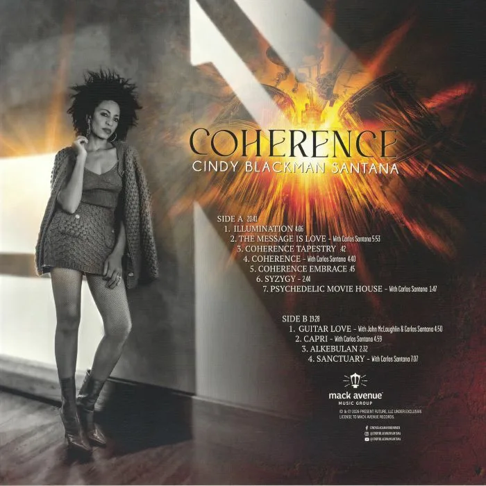 Back cover — Cindy BLACKMAN SANTANA — Coherence