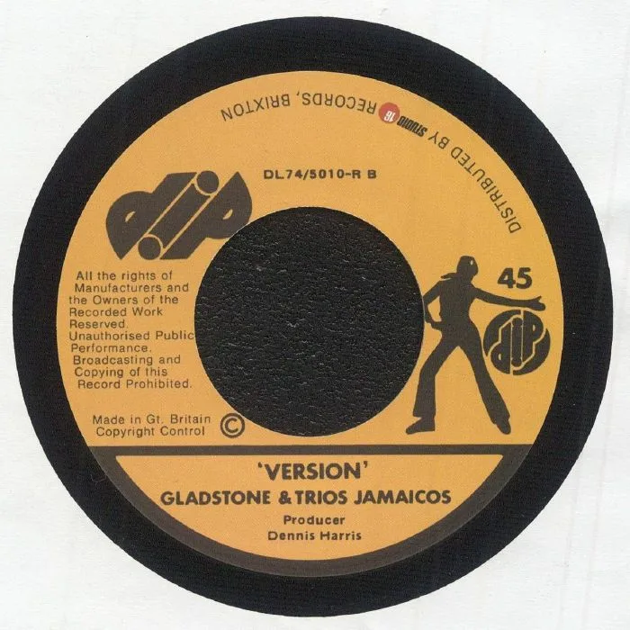 Обратная сторона обложки — GLADSTONE / TRIO JAMAICOS — Freedom Train