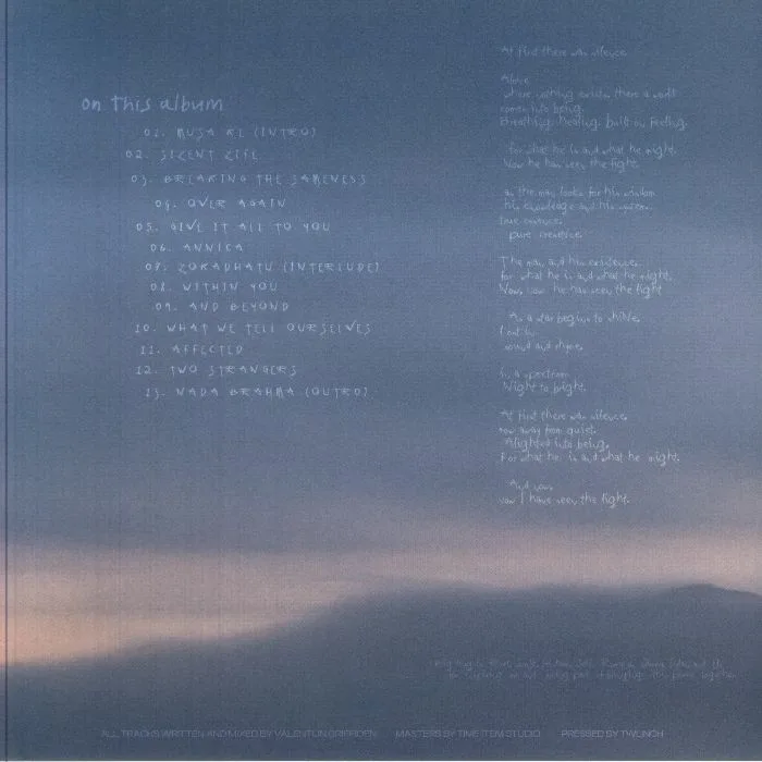 Back cover — Tommy CHIKARA — Let The Light In