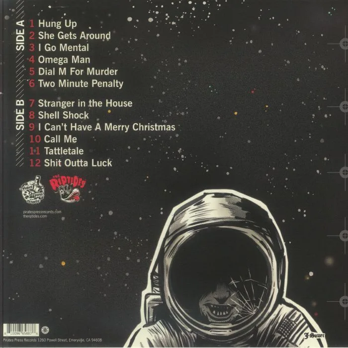 Back cover — The RIPTIDES — Tales From Planet Earth (reissue)
