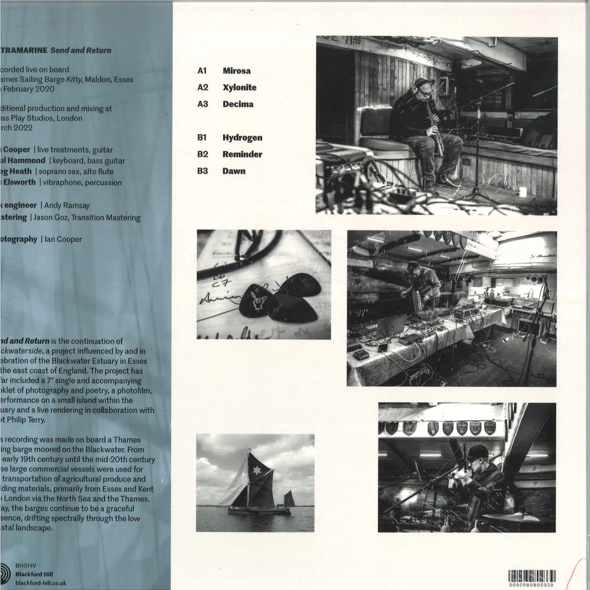 Back cover — Ultramarine — Send and Return