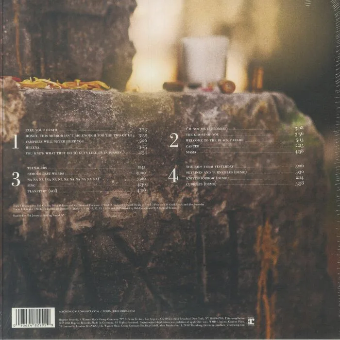 Обратная сторона обложки — MY CHEMICAL ROMANCE — May Death Never Stop You (reissue)