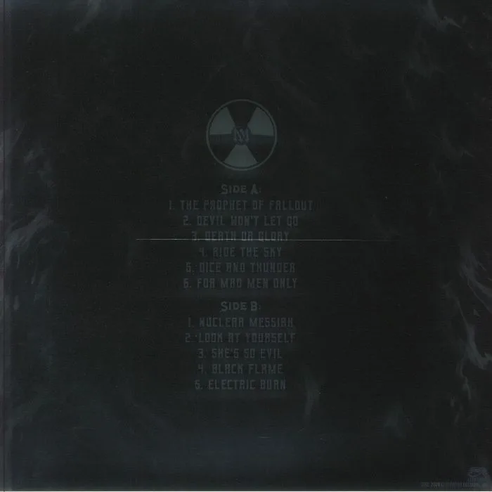 Обратная сторона обложки — NUCLEAR MESSIAH — Black Flame