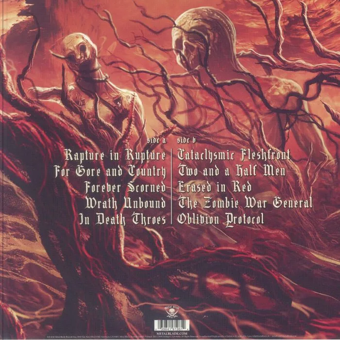 Обратная сторона обложки — VOMITORY — In Death Throes