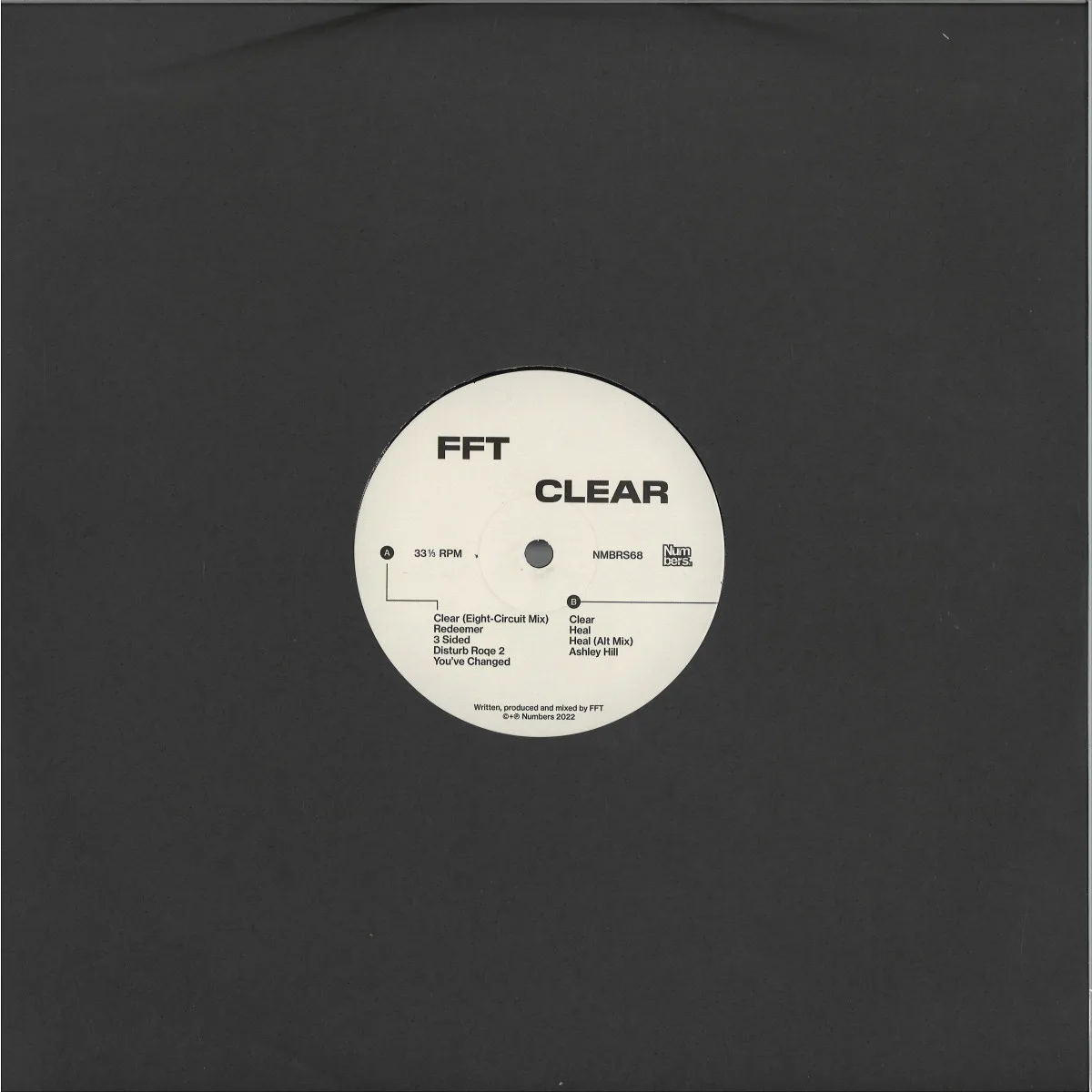 Обратная сторона обложки — Fft — Clear LP
