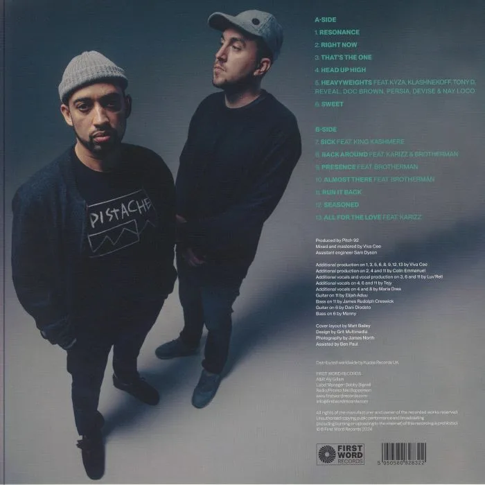 Back cover — ESSA / PITCH 92 — Resonance