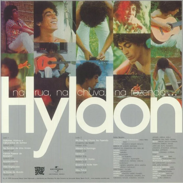 Обратная сторона обложки — HYLDON — Na Rua Na Chuva Na Fazenda (reissue)