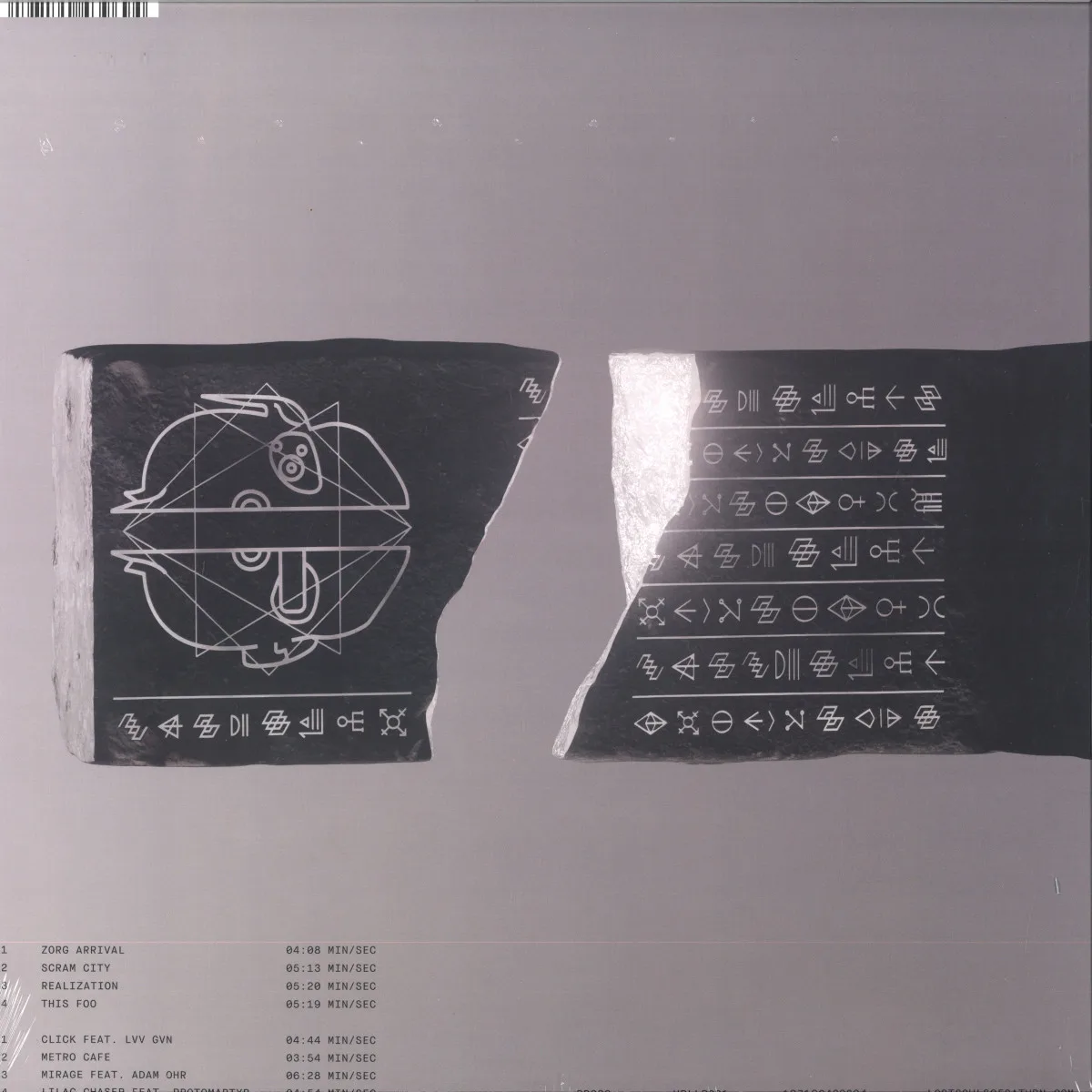 Back cover — Lost Souls Of Saturn — Reality LP