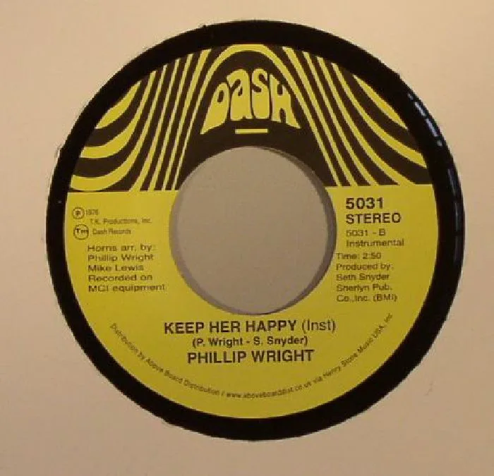 Back cover — Phillip WRIGHT — Keep Her Happy