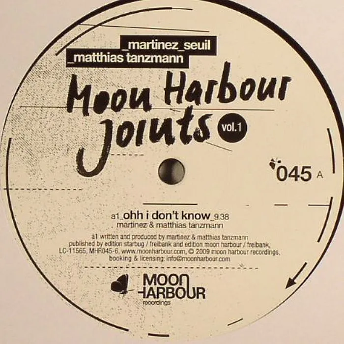 Лицевая сторона обложки — MARTINEZ / SEUIL / MATTHIAS TANZMANN — Moon Harbour Joints Vol 1
