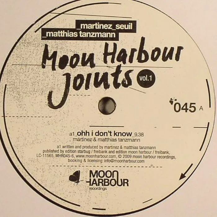 Обратная сторона обложки — MARTINEZ / SEUIL / MATTHIAS TANZMANN — Moon Harbour Joints Vol 1
