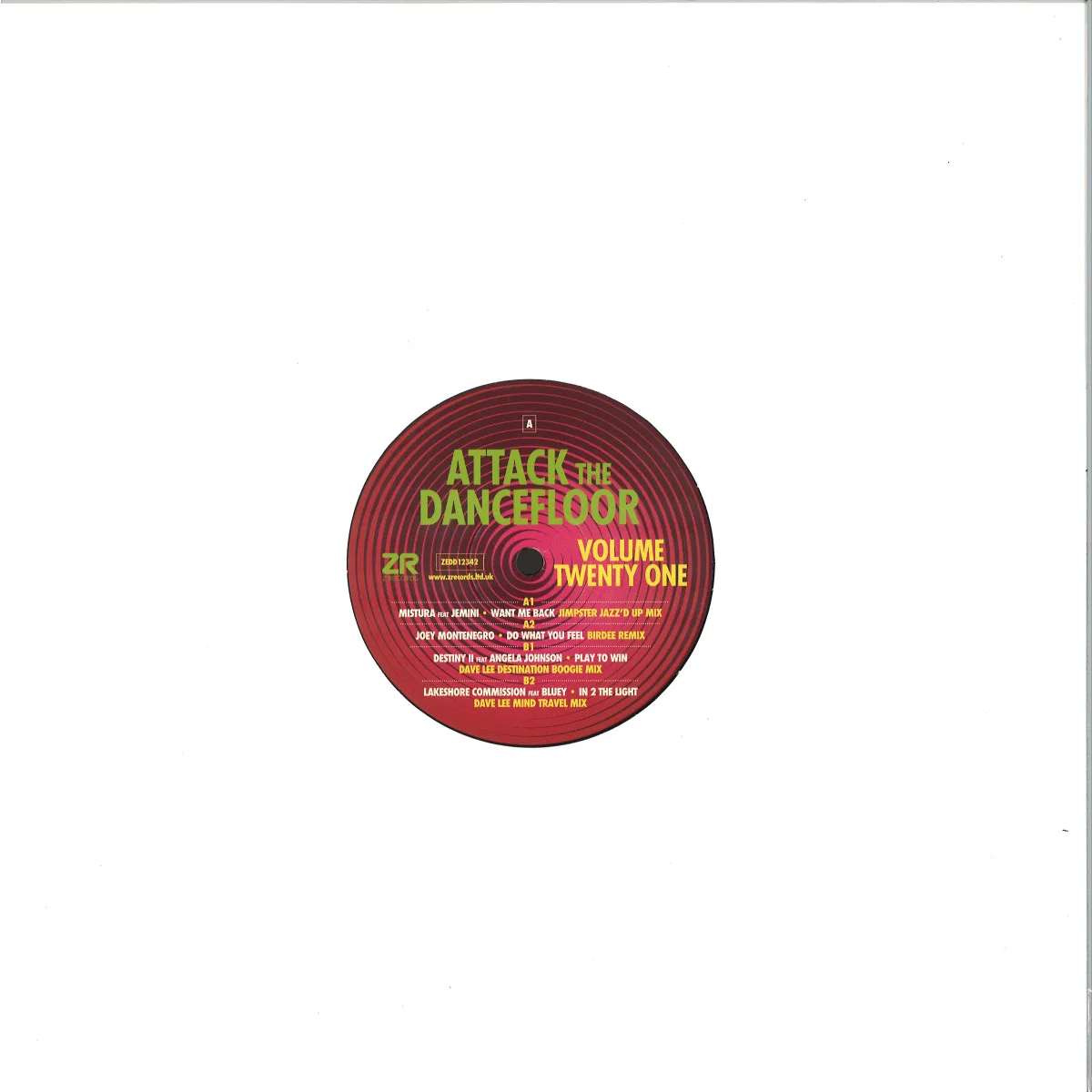 Back cover — Various — Attack The Dancefloor Vol.21