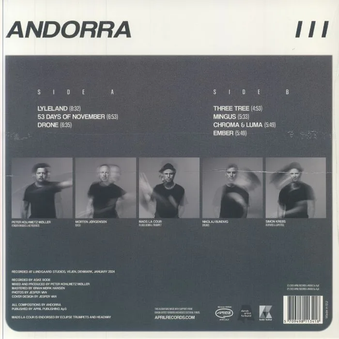 Обратная сторона обложки — ANDORRA — III