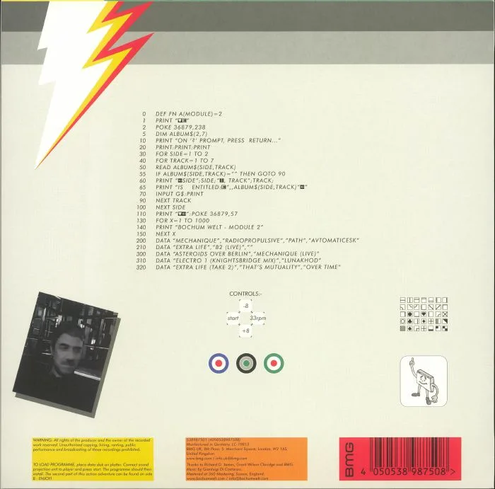 Обратная сторона обложки — BOCHUM WELT — Module 2 (reissue)