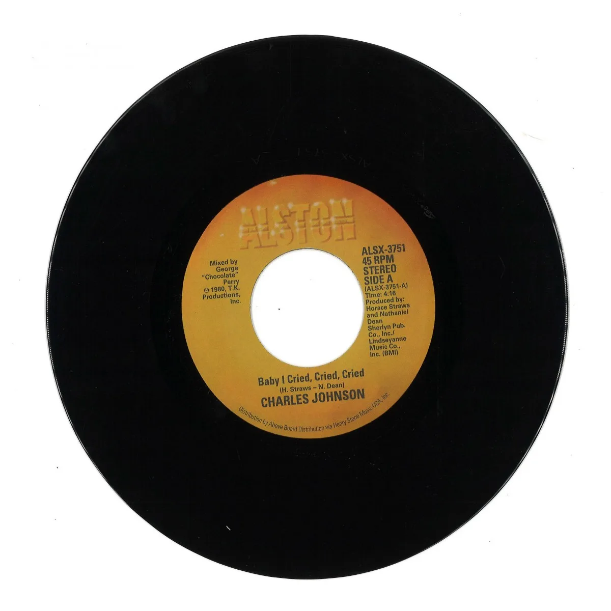 Charles Johnson — Baby I Cried, Cried, Cried / Never Had A Love So Good