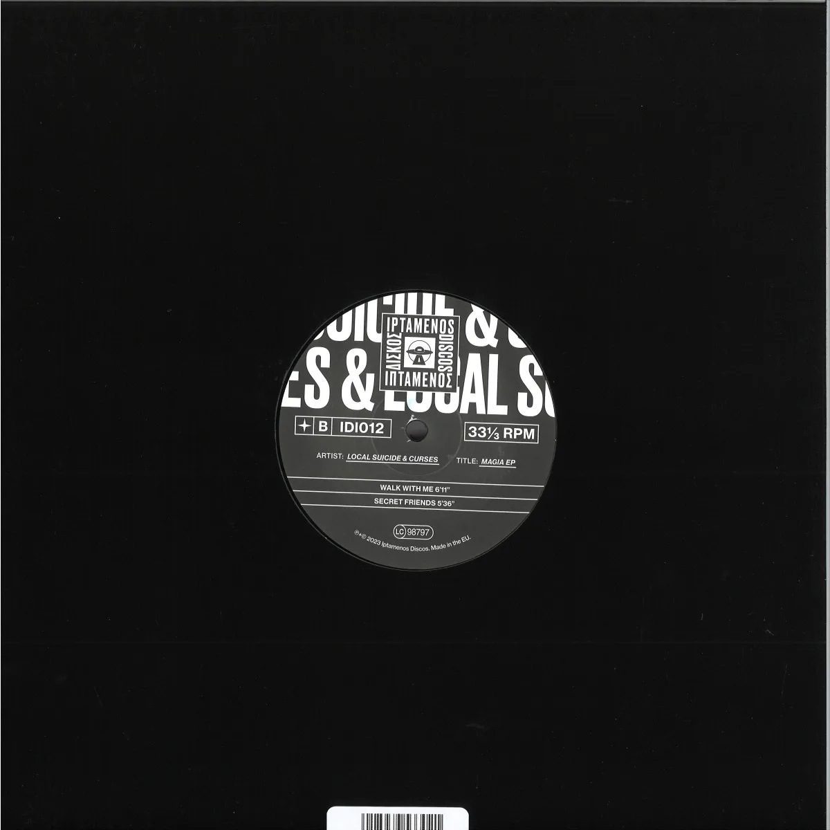 Back cover — Local Suicide&Curses — Magia EP