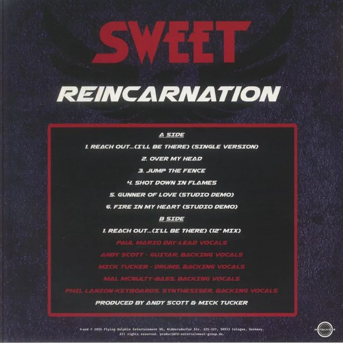 Обратная сторона обложки — SWEET — Reincarnation