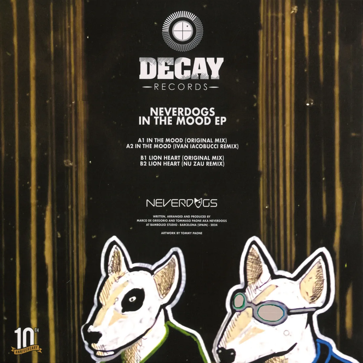 Обратная сторона обложки — Neverdogs — In The Mood EP