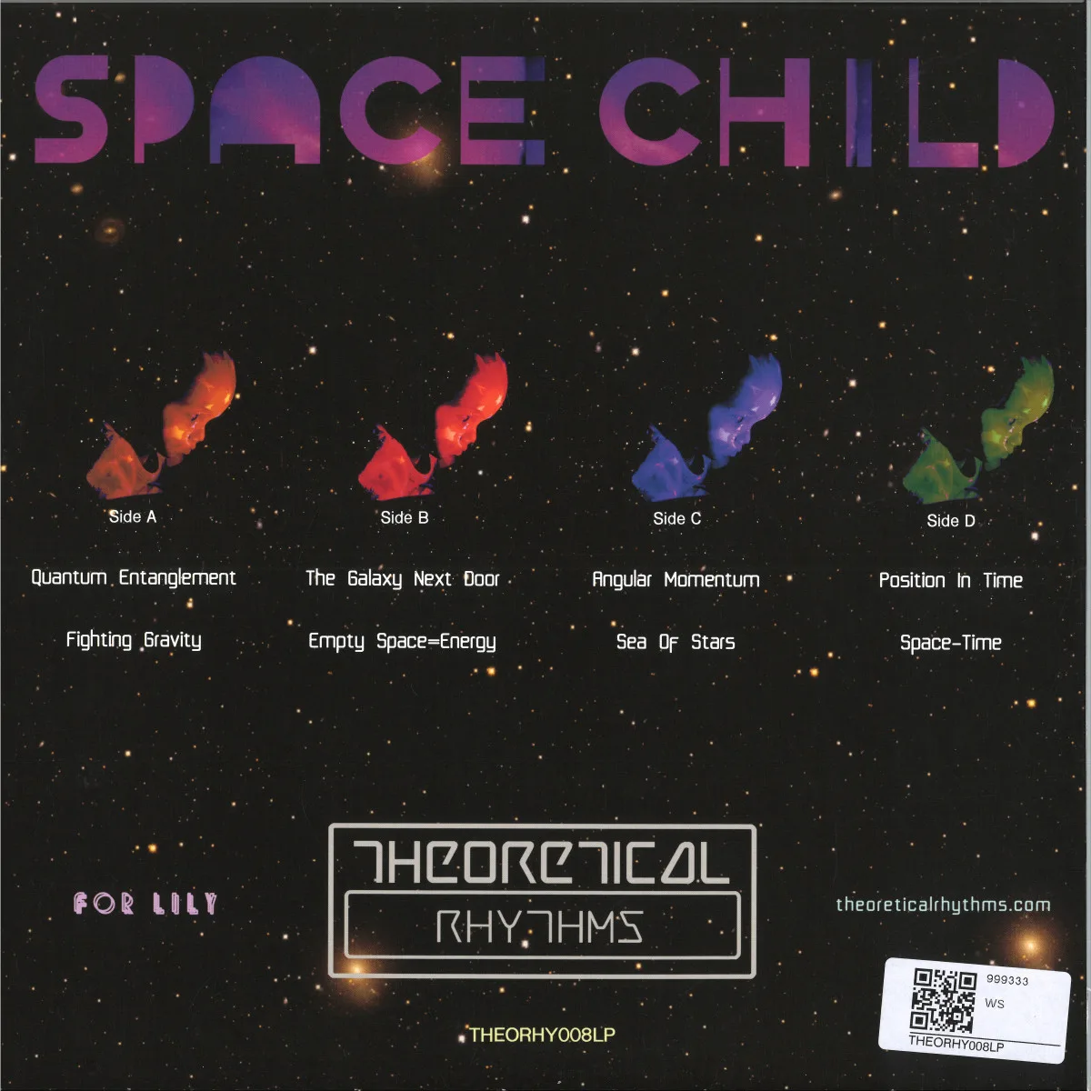 Back cover — Nickel Eye — Space Child LP 2x12"