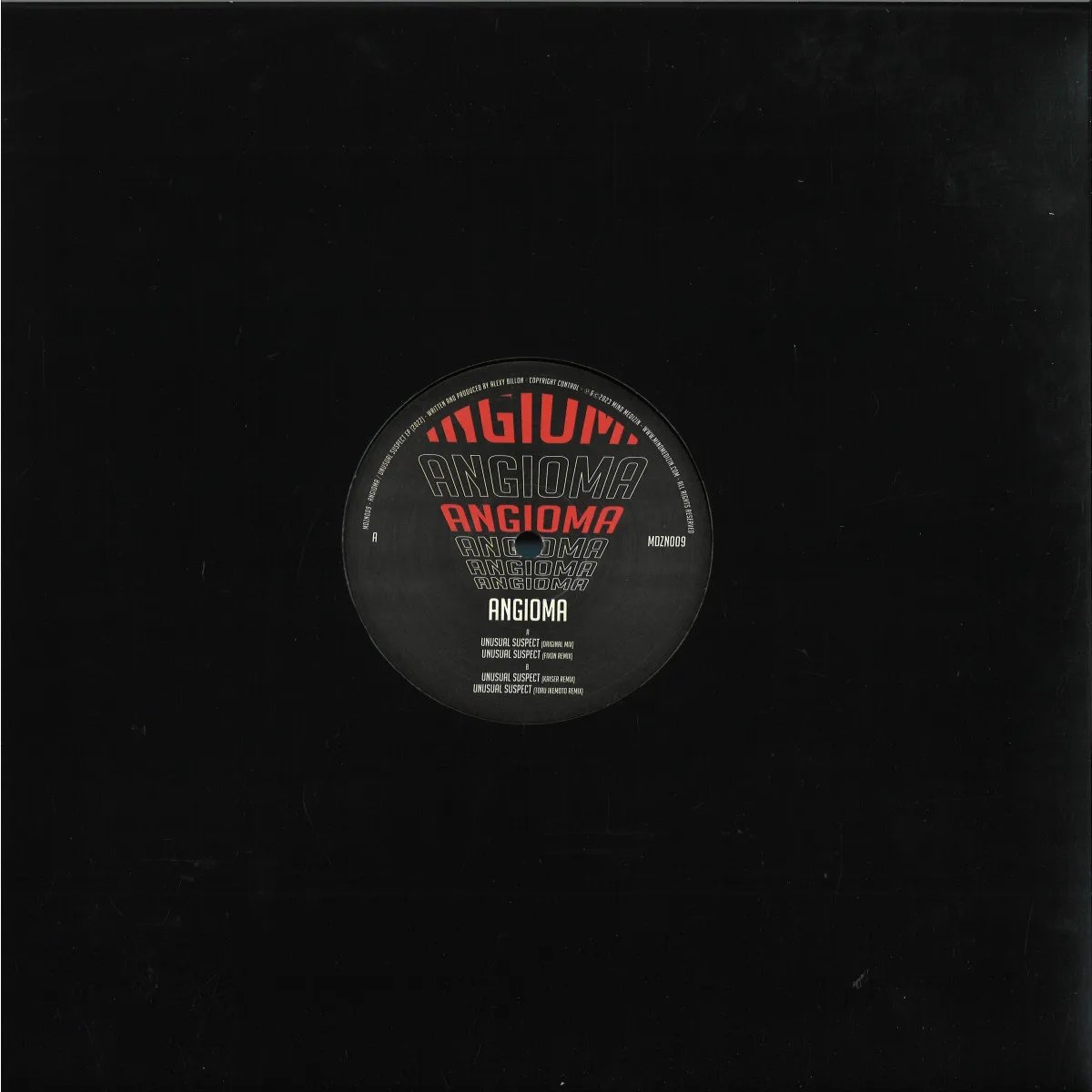 Back cover — Angioma — Unusual Suspect