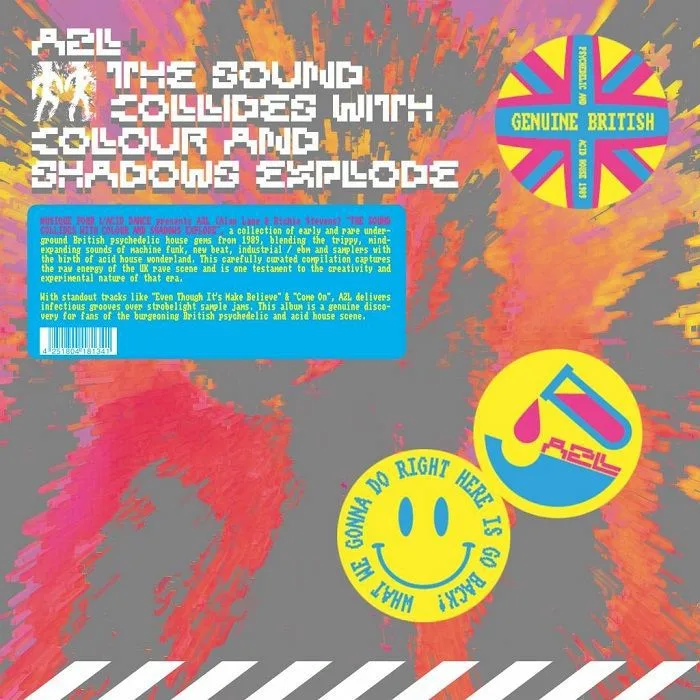 Front cover — A2L — The Sound Collides With Colour & Shadows Explode