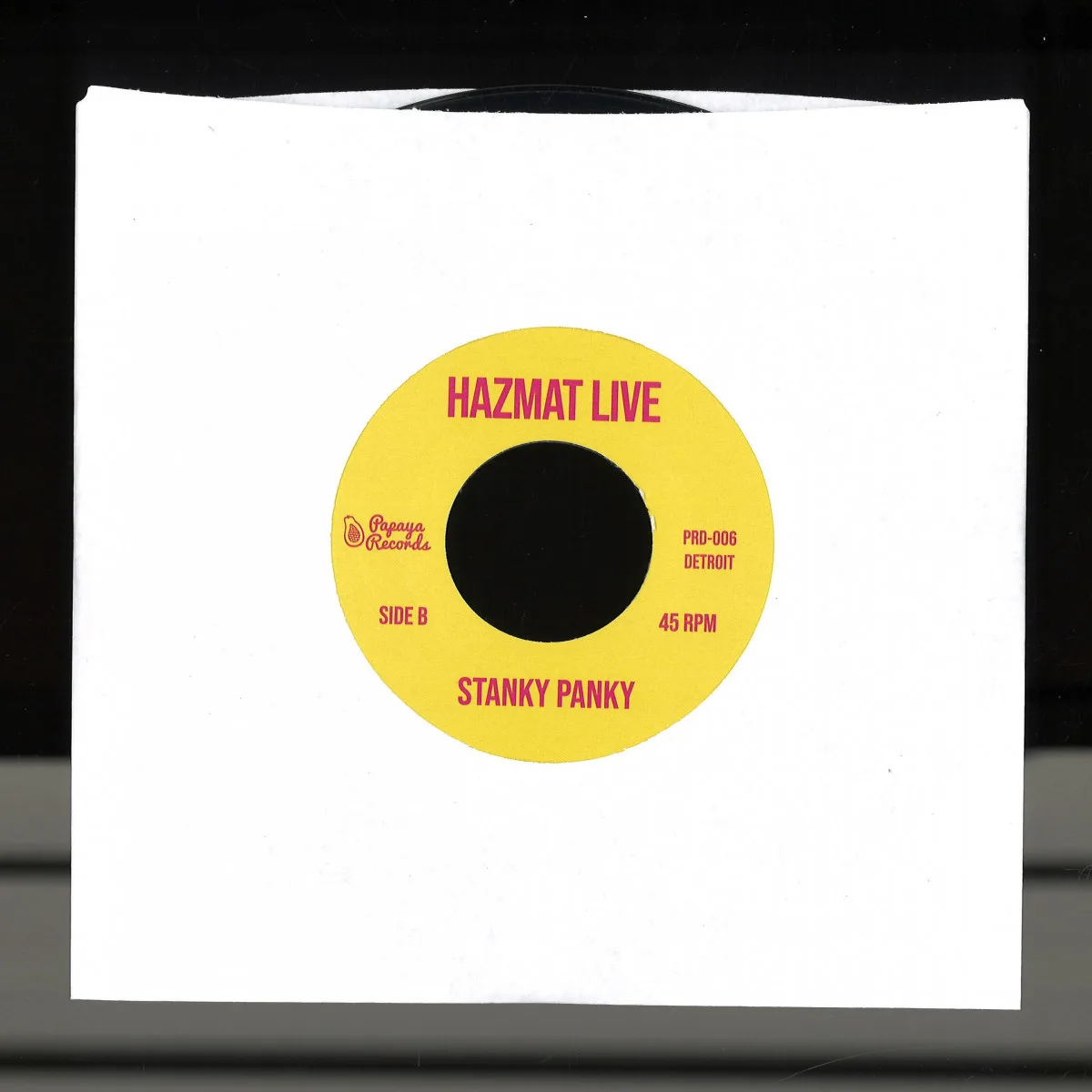 Back cover — Hazmat Live — Back In Love