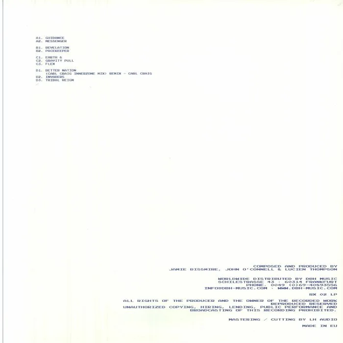 Обратная сторона обложки — BANDULU — Guidance (reissue)