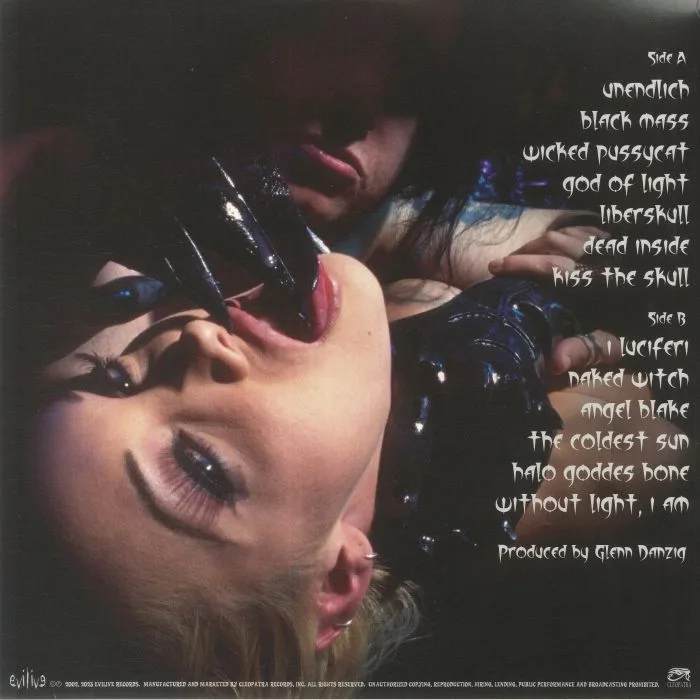 Back cover — DANZIG — 777: I Luciferi (reissue)