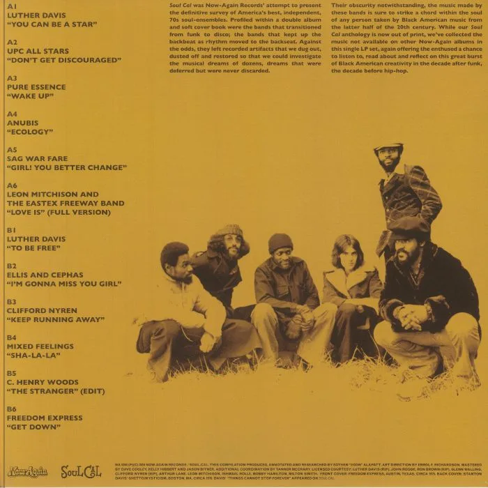 Обратная сторона обложки — VARIOUS — You Can Be A Star: Deep Disco & Crossover 70s Soul From The Now-Again & Soul-Cal Vaults 1972-1982