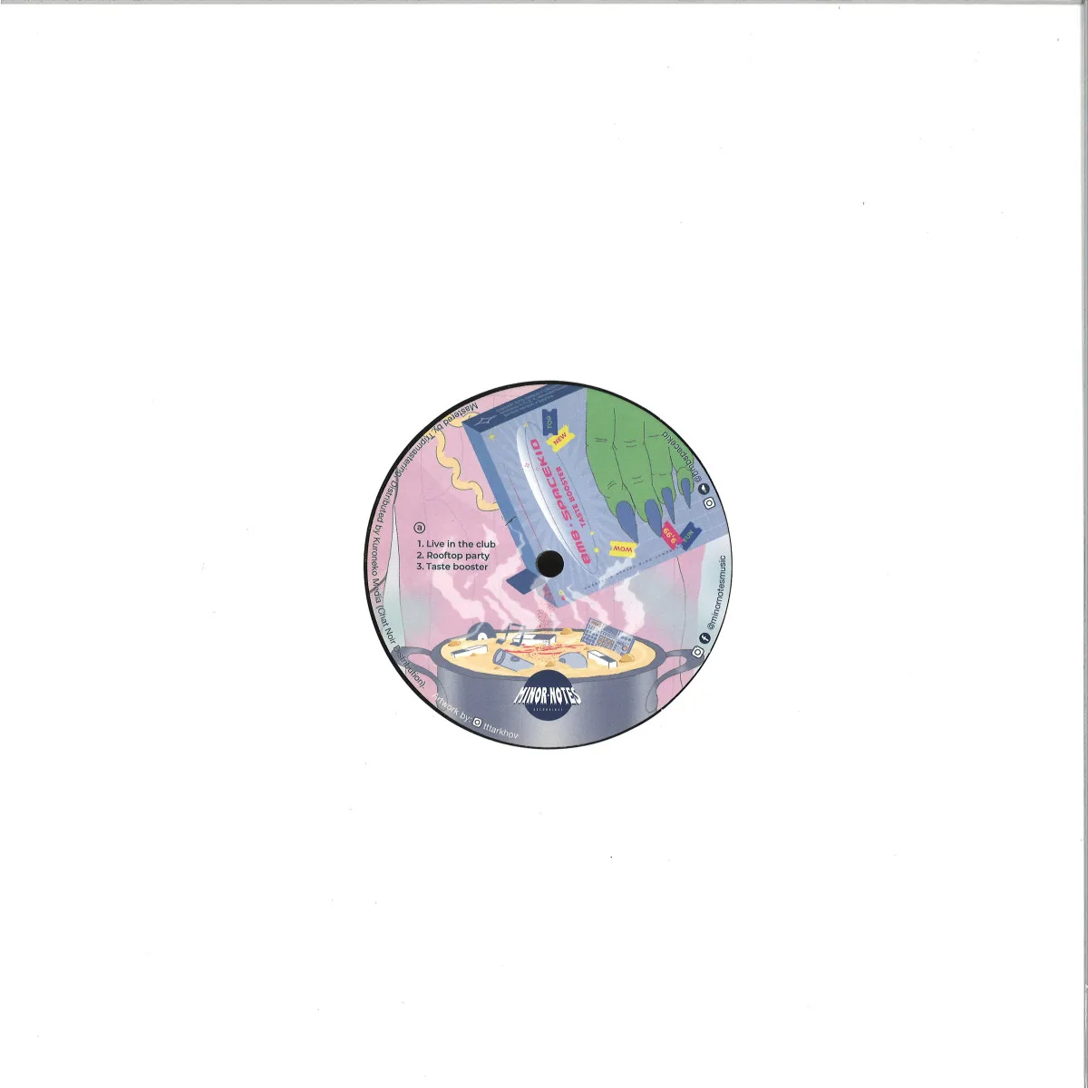 Back cover — Bmb Space Kid — Taste Booster EP