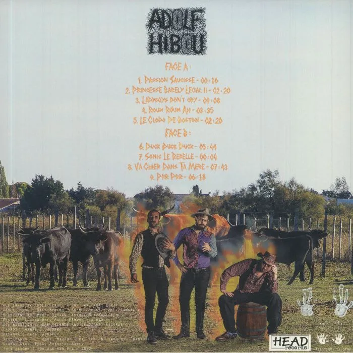 Back cover — ADOLF HIBOU — Princess Barely Legal