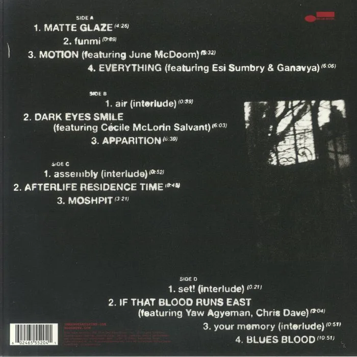 Back cover — Immanuel WILKINS — Blues Blood