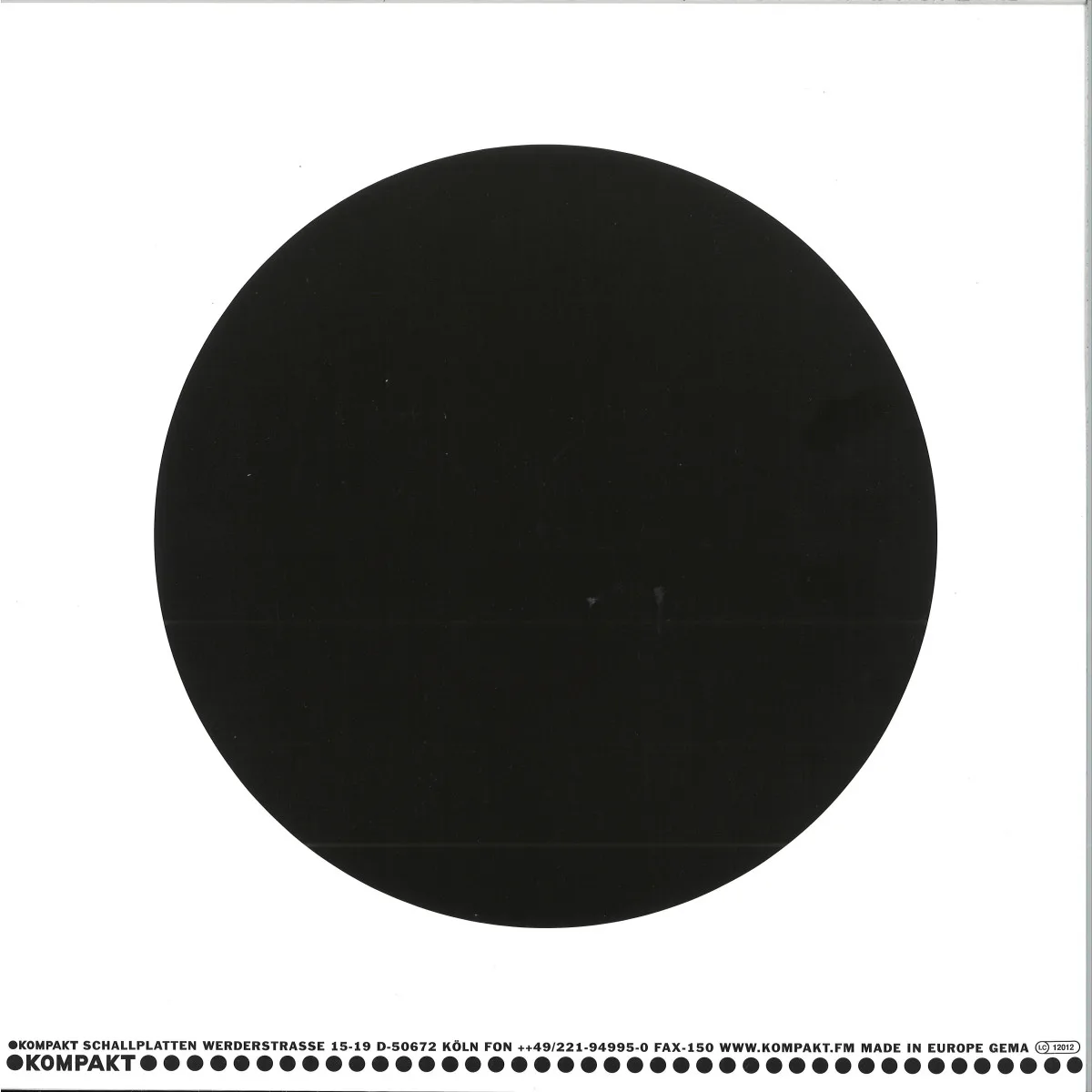 Back cover — Hardt Antoine — Nobody's Watching EP