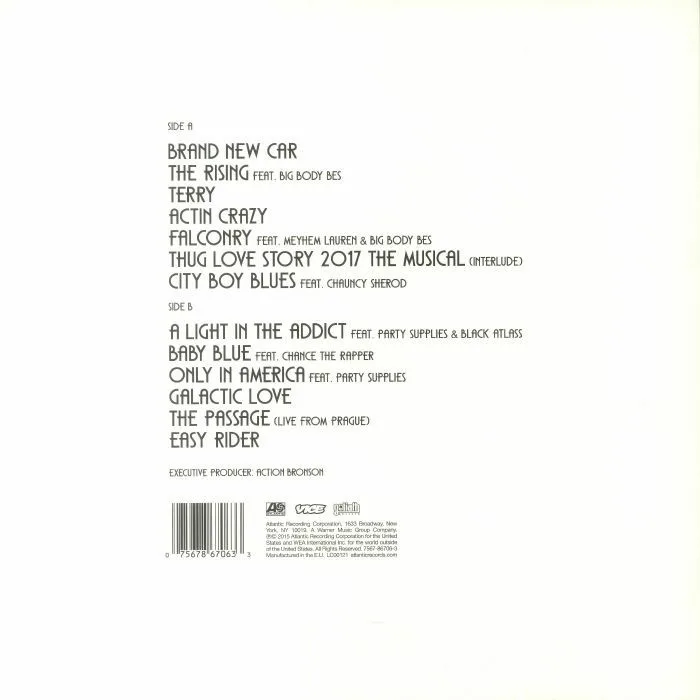 Back cover — ACTION BRONSON — Mr Wonderful (B-STOCK)