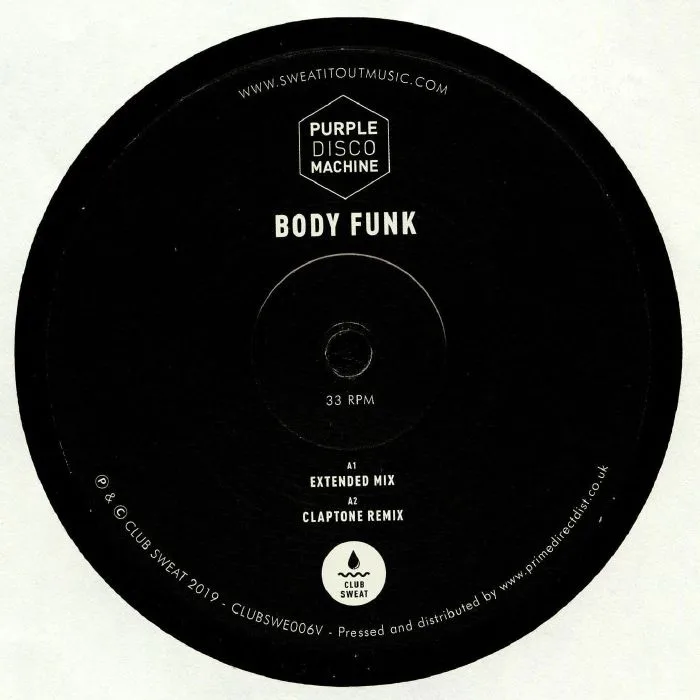 Лицевая сторона обложки — PURPLE DISCO MACHINE — Body Funk (remixes)